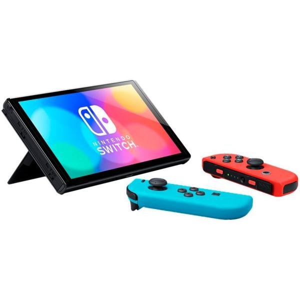Spielkonsole Nintendo Switch Konsole OLED rot blau